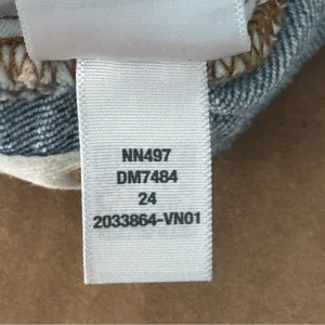 Madewell The Curvy '90s Straight Jean in Rondell Wash‎ Denim High Rise W24 thumbnail 10