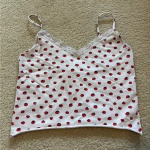 Brandy Melville Strawberry Cropped Tank thumbnail 1