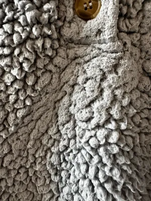 Love Tree Light Gray Sherpa Henley Pullover thumbnail 5