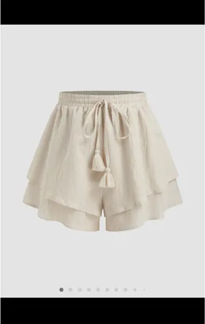 Tan Boho Shorts thumbnail 2