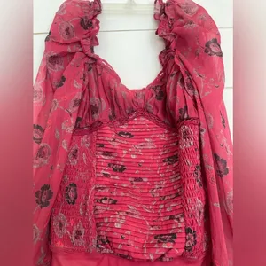 NWOT free people Brunch Date Bodysuit thumbnail 6