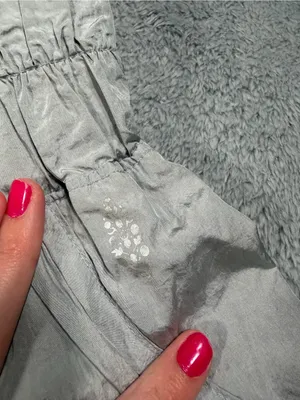 Free people FP Movement High-Waist gray silver athletic shorts medium thumbnail 2