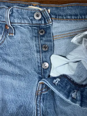 Levi's Premium Wedgie Straight Jeans Minimalism 90s Chic Classic Americana Sz 26 thumbnail 3
