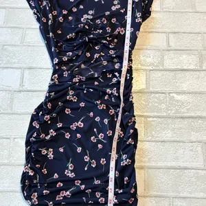 Windsor Navy Floral Dress with Pink Accents thumbnail 7