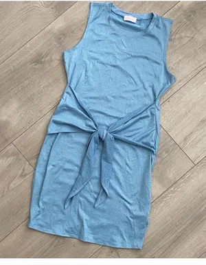 Pink Lily Living For It Blue Bodycon Tank Dress in Blue thumbnail 11
