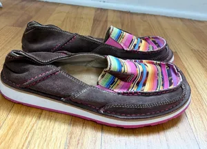 Ariat Sarape Cruiser Womens 8 B Slip On Suede Shoes Western Aztec 10035830 thumbnail 1