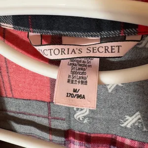 Victoria's Secret‎ Patchwork Plaid Sleep Shirt Button Front Size Medium thumbnail 4