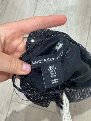 sincerely jules black corset top thumbnail 3