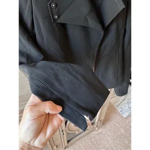 Ann‎ Taylor Moto Jacket Women Black Size 4 (T2) thumbnail 7