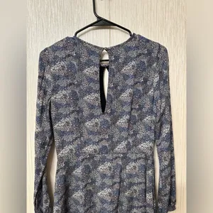 Abercrombie‎ & Fitch Fit to Flatter Blue Floral Mini Dress-S thumbnail 3