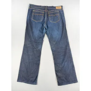Y2k Diesel Industry Womens Dark Wash Stretch Straight Leg Jeans Size 33 x 32 thumbnail 3