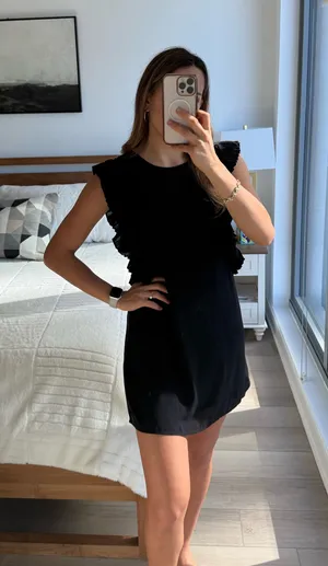 Lulus Black Mini Dress thumbnail 1