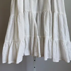 Princess Polly Boho Dainty Coastal Babydoll Ethereal Tiered Mini Dress‎ 10 White thumbnail 8