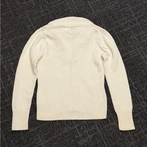 Converse One Star Women’s Cable Knit Sweater Medium Long Sleeve V-Neck Pullover thumbnail 5