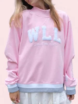 WLL Mockneck Sweatshirt Birthday Edition Pink L/XL Terry Interior thumbnail 2