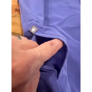 FIGS Rafaela Caspain Blue Mandarin Collar Scrub Top - XS thumbnail 10