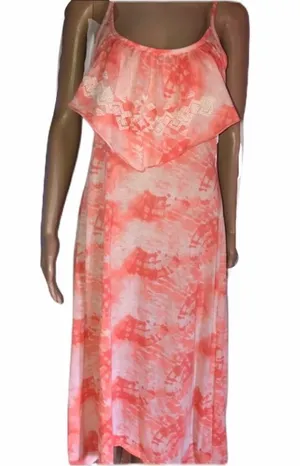 Miken ladder back tie dye beach dress thumbnail 1