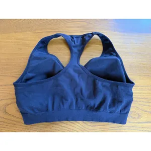 Ryka Women’s Blue Solid Racerback Sports Bra L Padded Wireless Pullover thumbnail 2