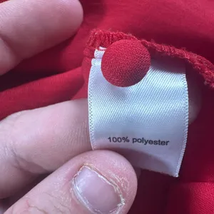 Maurice Beautiful Sexy Red Blouse With Open Long Sleeves Size 1x thumbnail 14