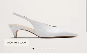Banana Republic Italian leather slingback pump thumbnail 2
