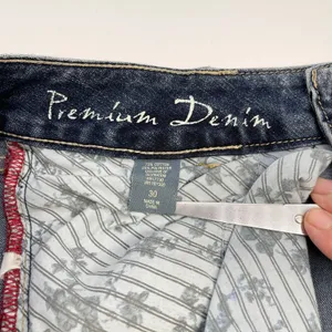 Converse One Star Trinity Boot Jeans Women 30 Low‎ Rise Y2K Indie Grunge Western thumbnail 11