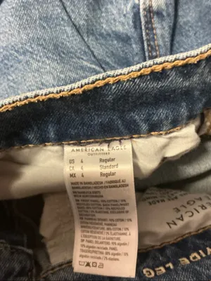 American Eagle Low-Rise Baggy Ultra Wide-Leg Jean Size 4 Regular thumbnail 7