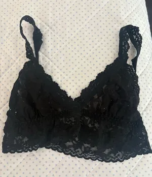 Black Lace Bralette — Small thumbnail 1