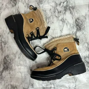 Sorel Tivoli III snow Boots tan brown winter size 4 thumbnail 1