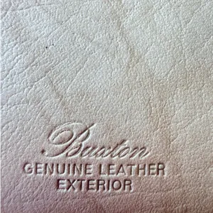 Buxton Beige Genuine Leather Organizer Wallet Zip Around Snap Clutch thumbnail 3