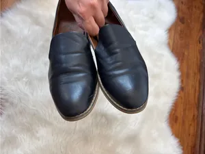 Indigo rd. Solid Black Faux Leather Loafers thumbnail 7
