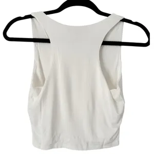 NWT Lulus Feel Like Dancing White Jersey Knit Crop Top Womens Size Small thumbnail 4