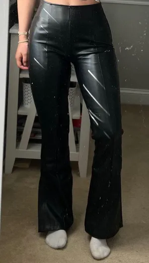 Abercrombie Vegan Leather Pants thumbnail 2