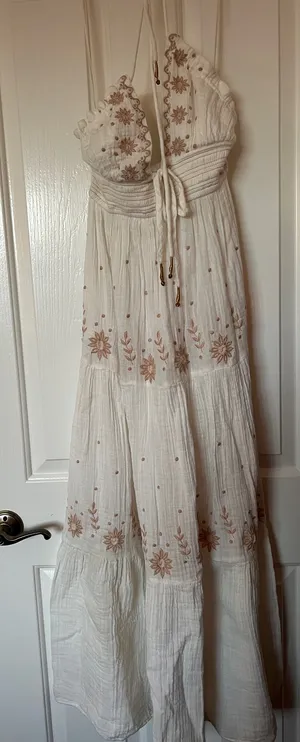 Free People Real Love Embroidered Dress thumbnail 1