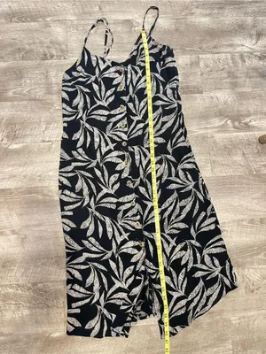 Rip Curl Black and whiteTropical Print Dress thumbnail 11