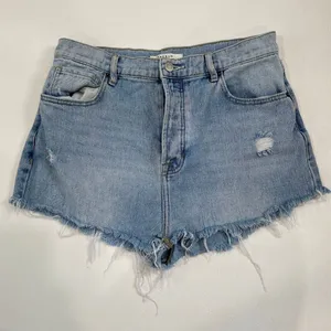 PacSun High Rise Distressed Denim Shorts Light Wash Size 29 thumbnail 1