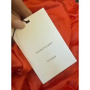 Significant Other Brianna Persimmon Satin Maxi Skirt Orange NWT Size 4 thumbnail 5