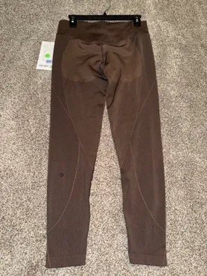 Lululemon Get Low High-Rise Training Tight 25" Sequoia/Twig Sz 8 thumbnail 4