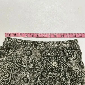 Abercrombie & Fitch Paisley Flare Pants Gray Green Boho Bell Bottom Women’s Larg thumbnail 5