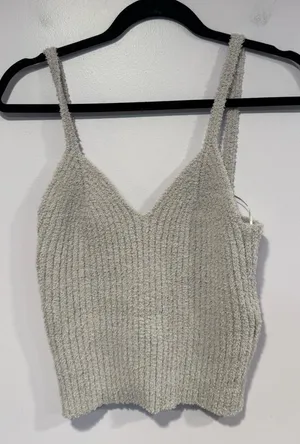 Grey soft knit altard‎ state tank top thumbnail 1
