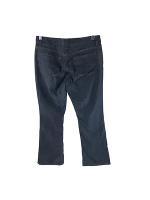 Ann Taylor Loft Womens Curvy Bootcut Jeans Size 10 Dark Wash thumbnail 2