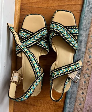 Marc Fisher Woven Heeled Sandals thumbnail 1