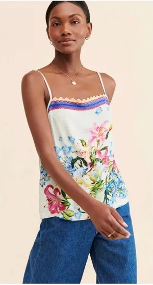 BI-nk Free people Areena cami top floral sz M new with tags thumbnail 1