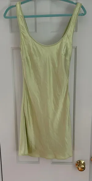 Oh Polly Sage Green Mini Dress thumbnail 1