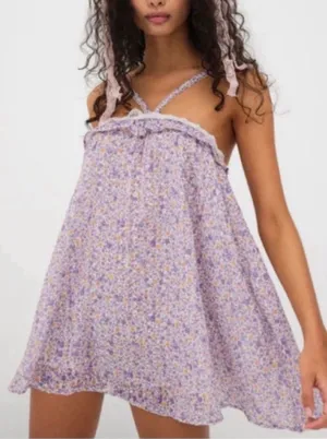 NWT For Love And Lemons Mitra Mini Dress IMedium thumbnail 1