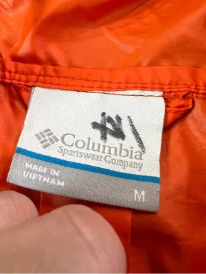 Columbia OSU Beavers Windbreaker Jacket Women’s M Orange Black Hooded NCAA thumbnail 4