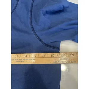 Free People We The Free Clover Puff Shoulder Top Blue Cotton 3/4 Sleeve Medium thumbnail 7
