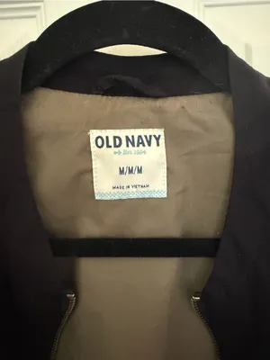 Old Navy Women's Black Bomber Jacket Size Medium thumbnail 5