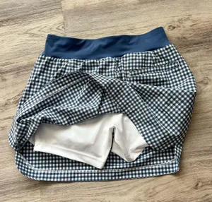 Walter Hagen Blue Gingham Golf Skort Size XS thumbnail 3
