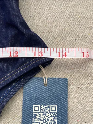 Aerie One Piece Cheeky Denim Look V-Neck Swimsuit Navy NWT Size Small thumbnail 12
