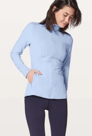 Lululemon Round Trip Jacket (Cool Breeze) size 8 thumbnail 1